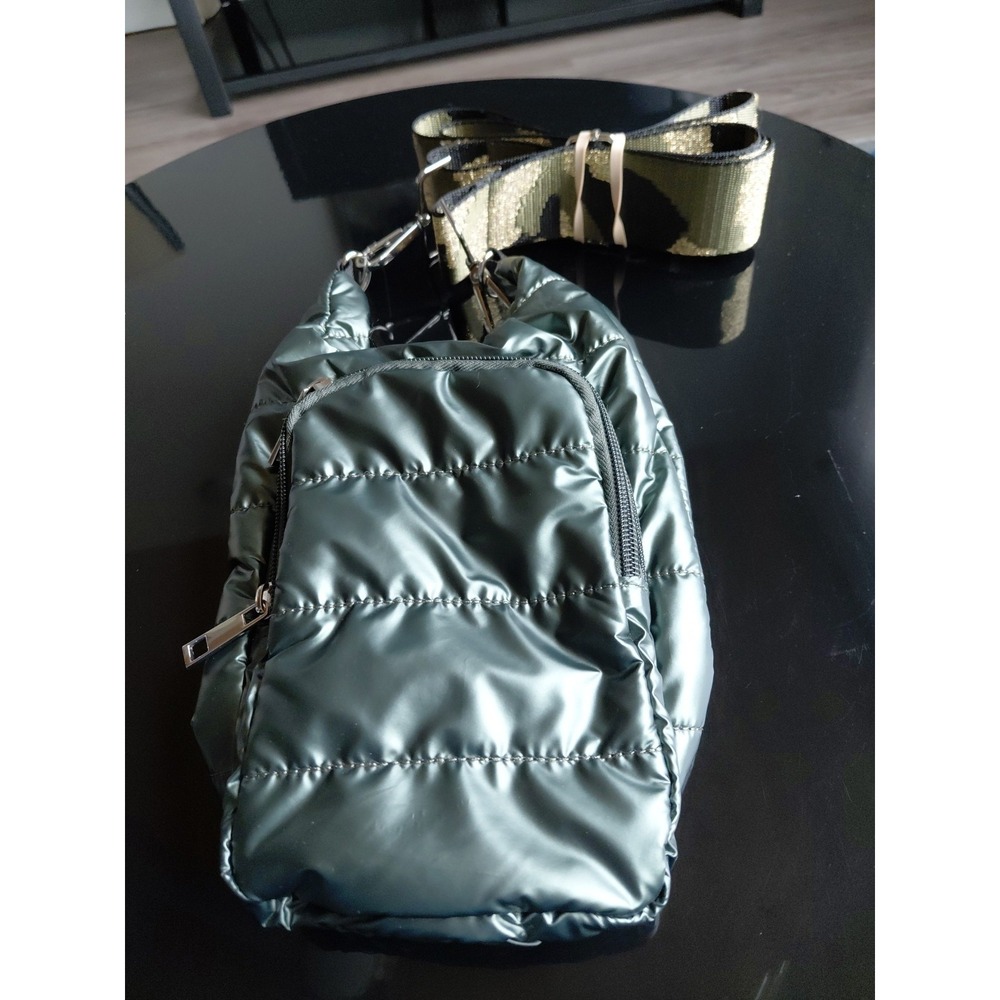 Lulla Bottle holder / insulated bottle crossbody bag Camo Strap Bougie